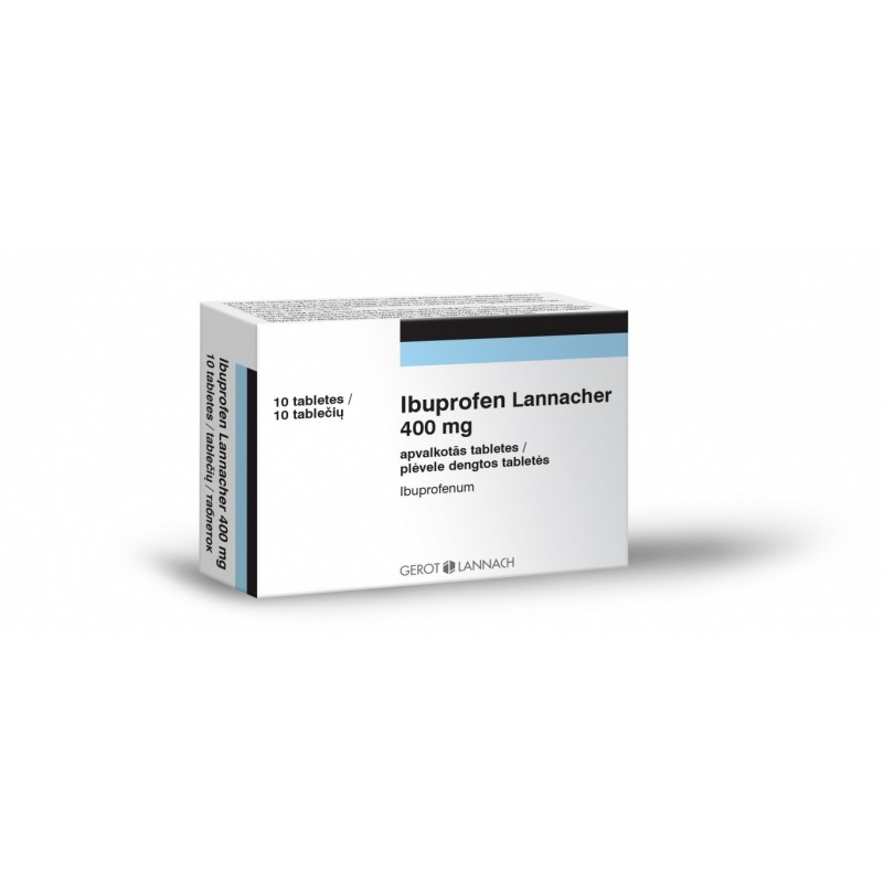 IBUPROFEN LANNACHER 400 mg plėvele dengtos tabletės N10