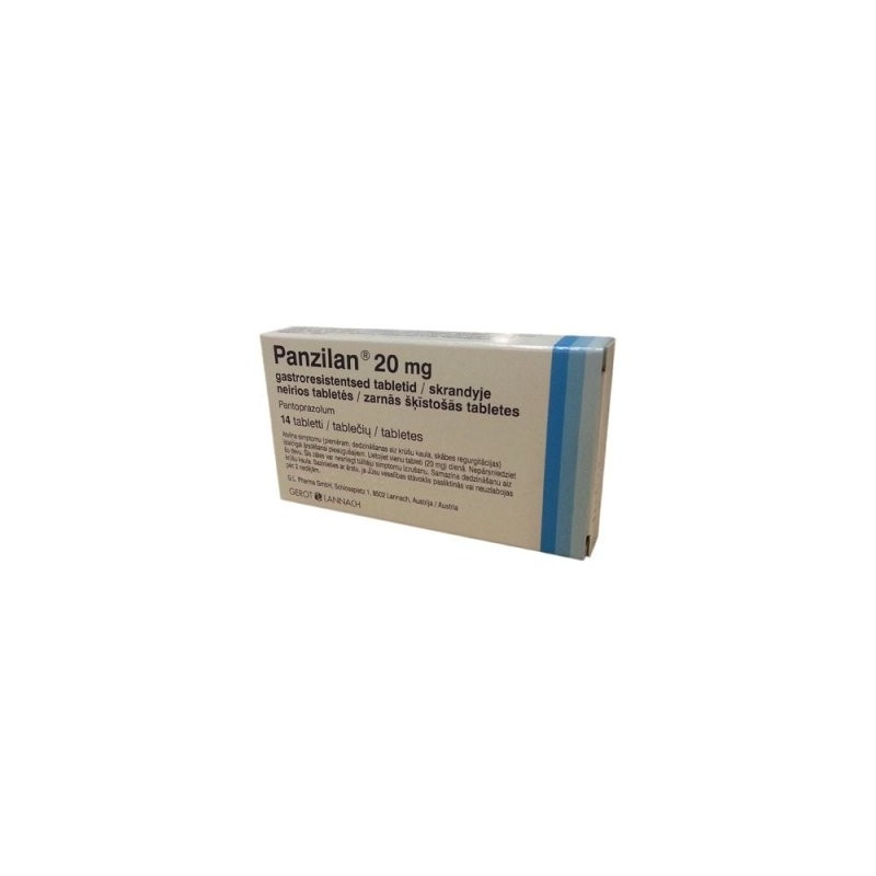 PANZILAN 20 mg skrandyje neirios tabletės N14