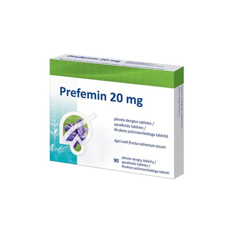 PREFEMIN 20 mg plėvele dengtos tabletės N90