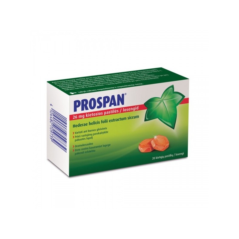 PROSPAN 26 mg kietosios pastilės N20