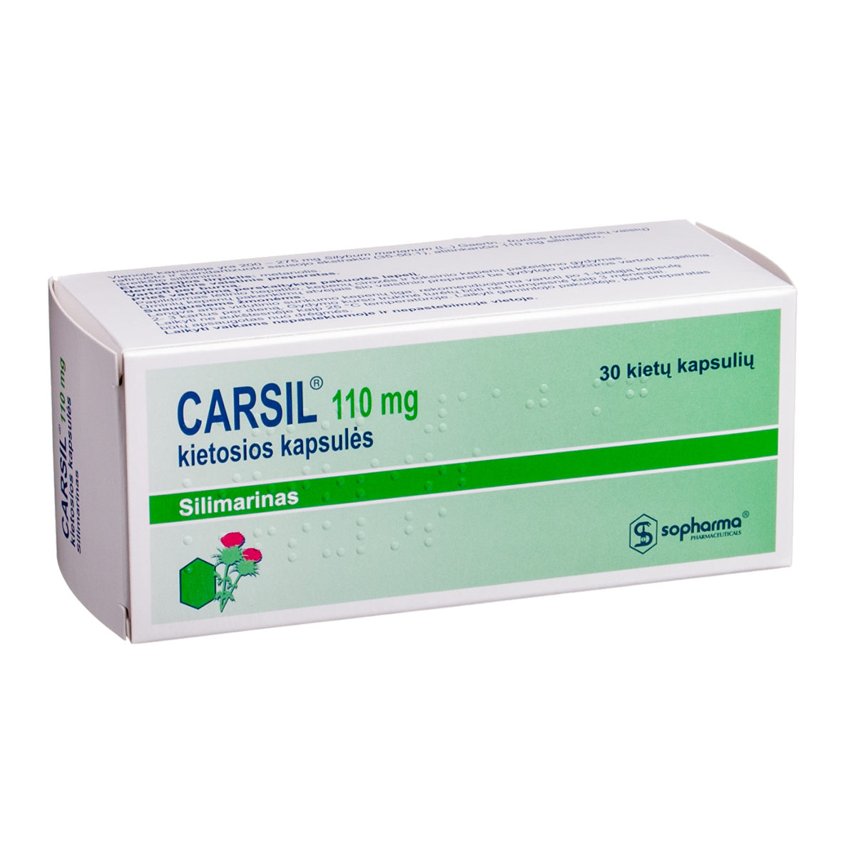 CARSIL, 110 mg, kietosios kapsulės, N30