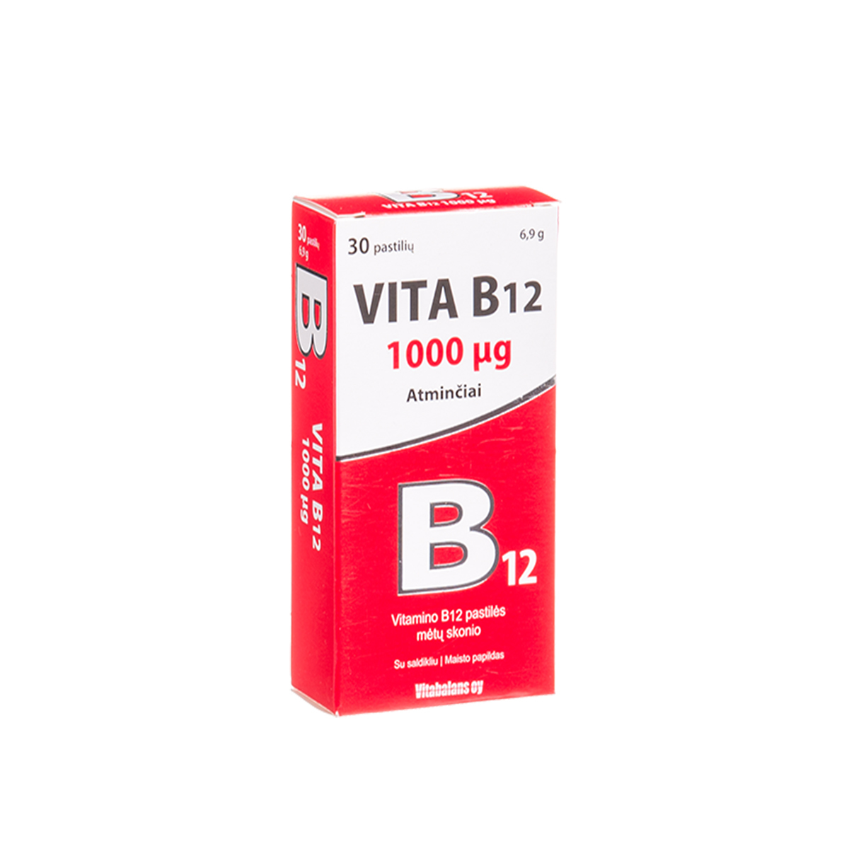 VITA B12, 1 mg, 30 tablečių
