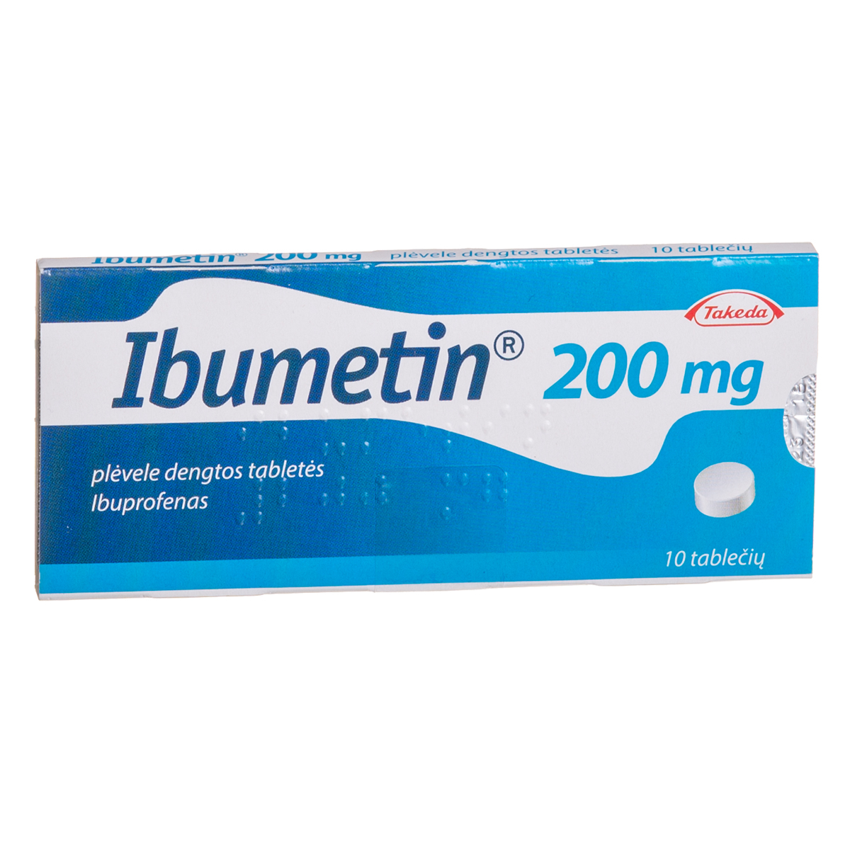 IBUMETIN, 200 mg, plėvele dengtos tabletės, N10