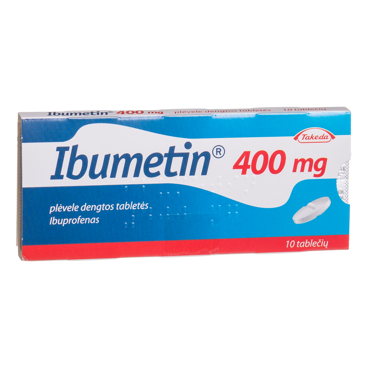 IBUMETIN, 400 mg, plėvele dengtos tabletės, N10
