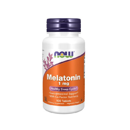 NOW Melatonin 1mg Complex 100 Tablečių (100 porcijų).
