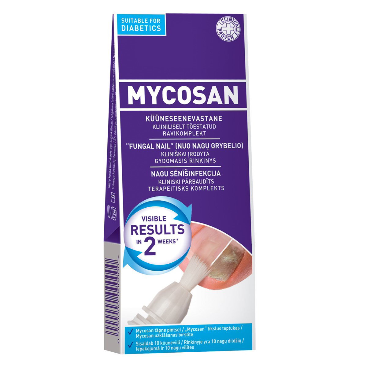 MYCOSAN 5 ml + 10 dildžių nagams