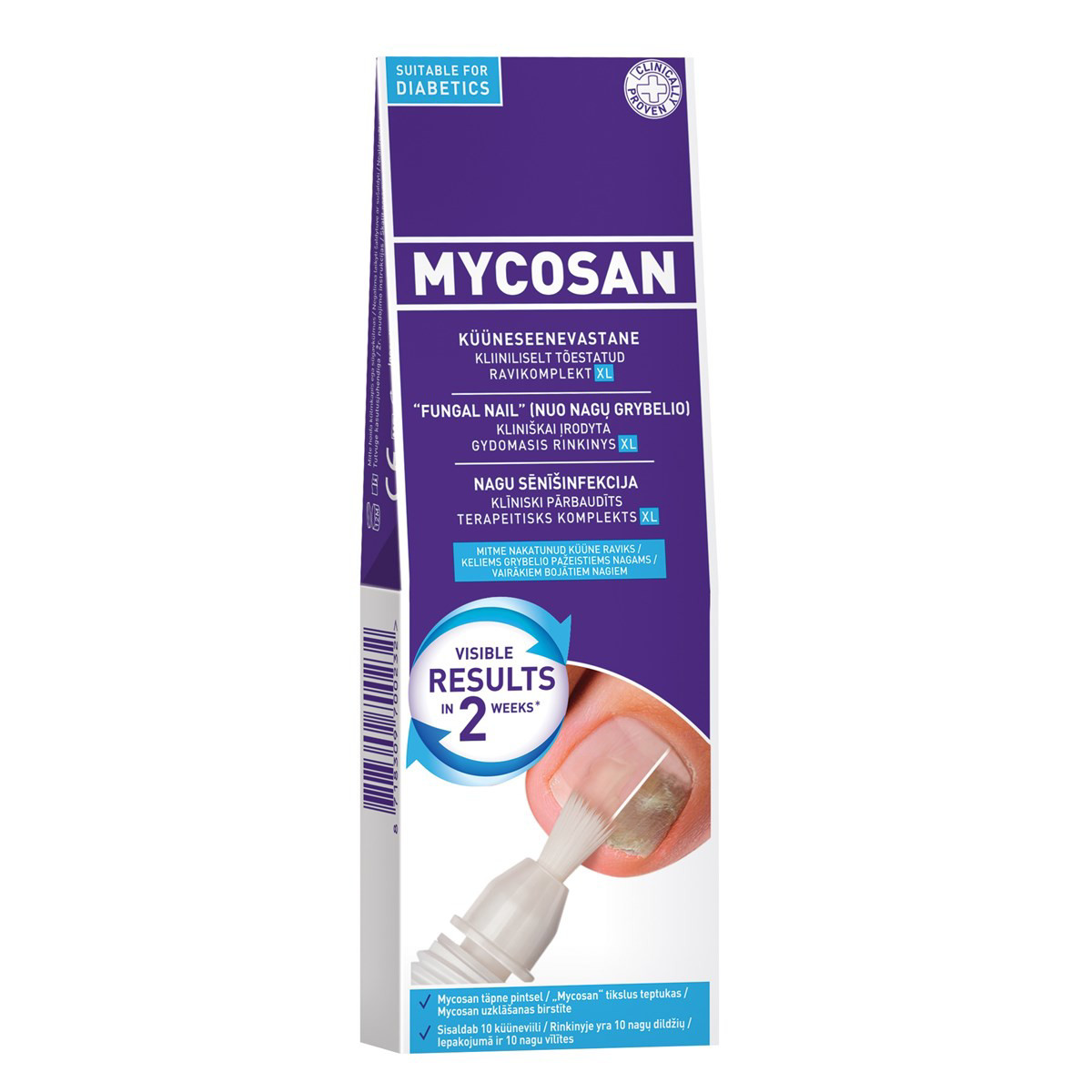 MYCOSAN 10 ml + 10 dildžių nagams