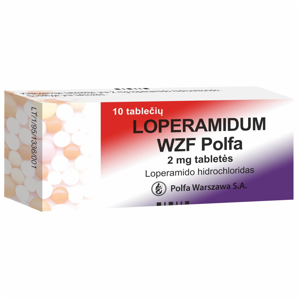 LOPERAMIDUM WZF POLFA, 2 mg, tabletės, N10