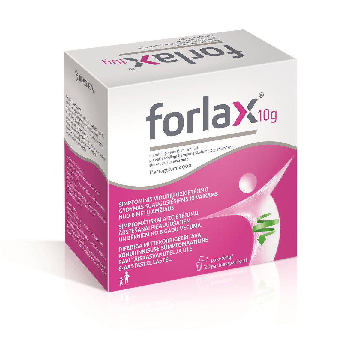 FORLAX, 10 g, milteliai geriamajam tirpalui, N20