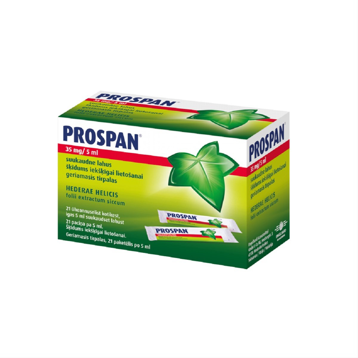 PROSPAN, 35 mg/5 ml, geriamasis tirpalas, 5 ml, N21