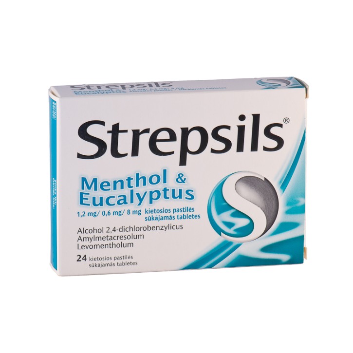STREPSILS MENTOL & EUCALYPTUS tabletes N24