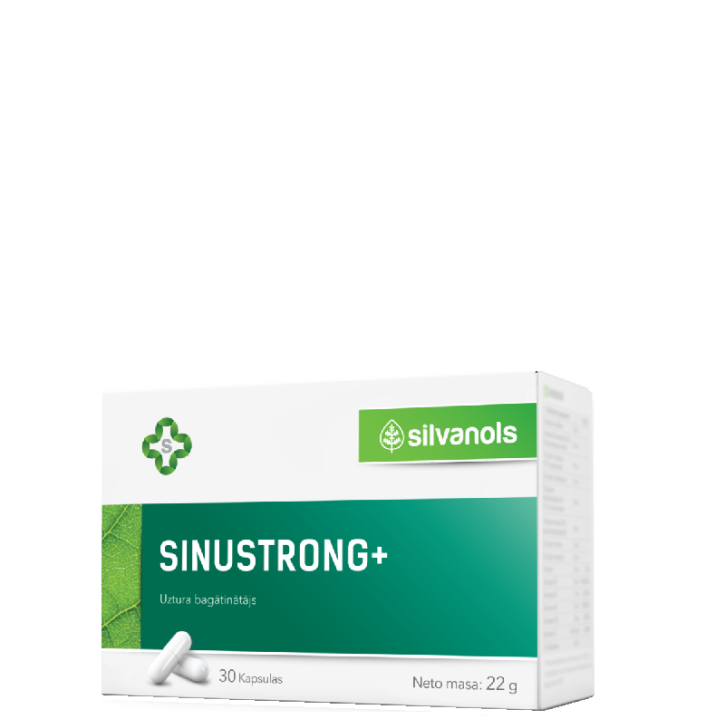 SINUSTRONG+ kapsulas N30 / Silvanols