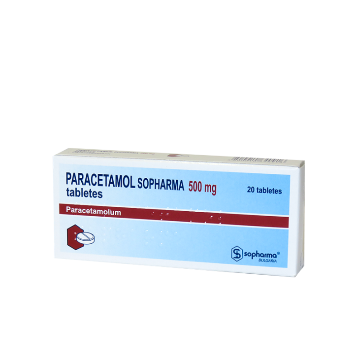 PARACETAMOL SOPHARMA 500mg tabletes N20