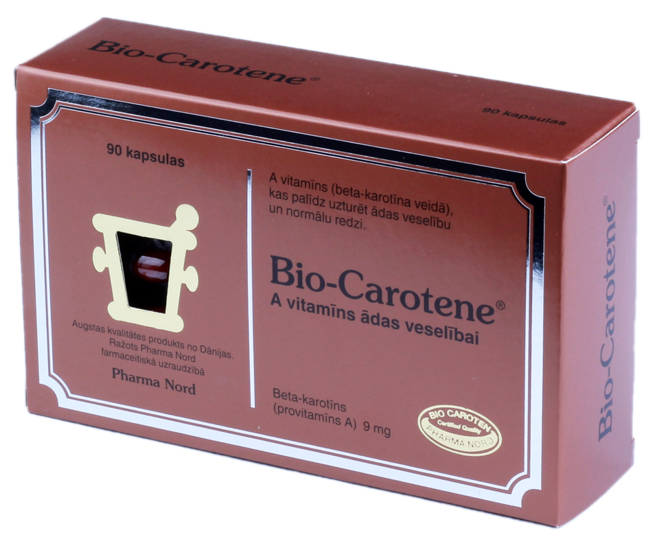 PHARMA NORD Bio-Carotene kapsulas, 90 gab.