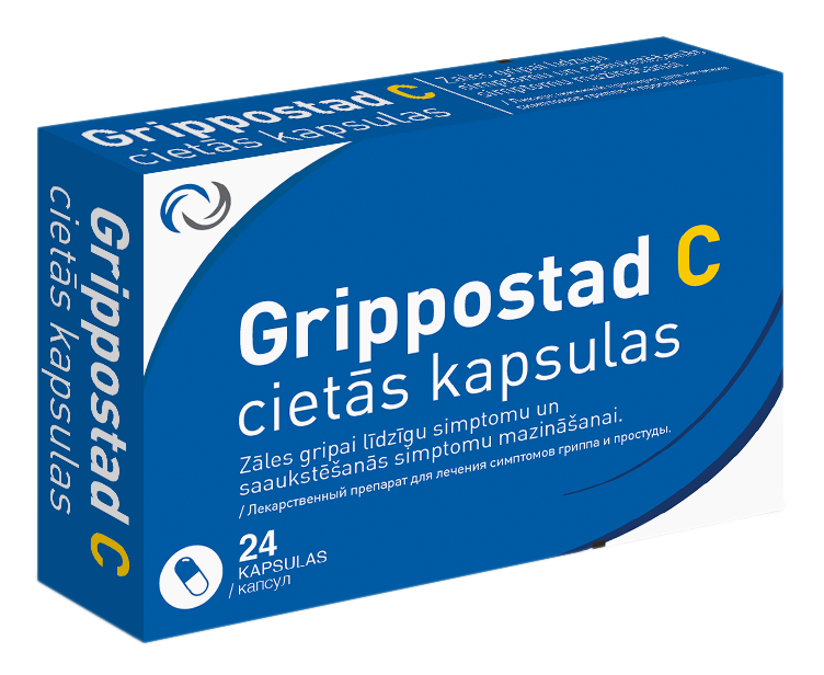 GRIPPOSTAD C kapsulas, 24 gab.