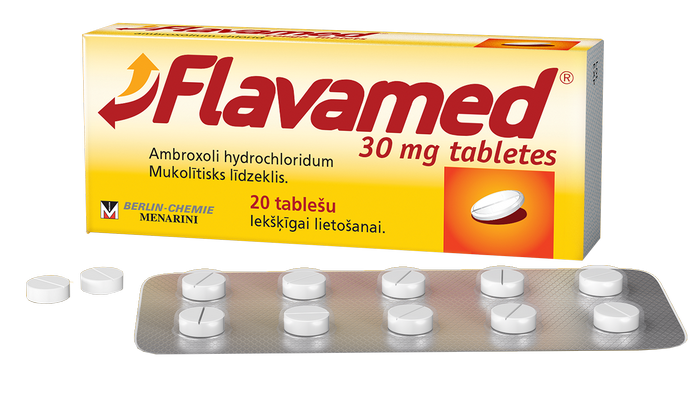 FLAVAMED 30 mg tabletes, 20 gab.
