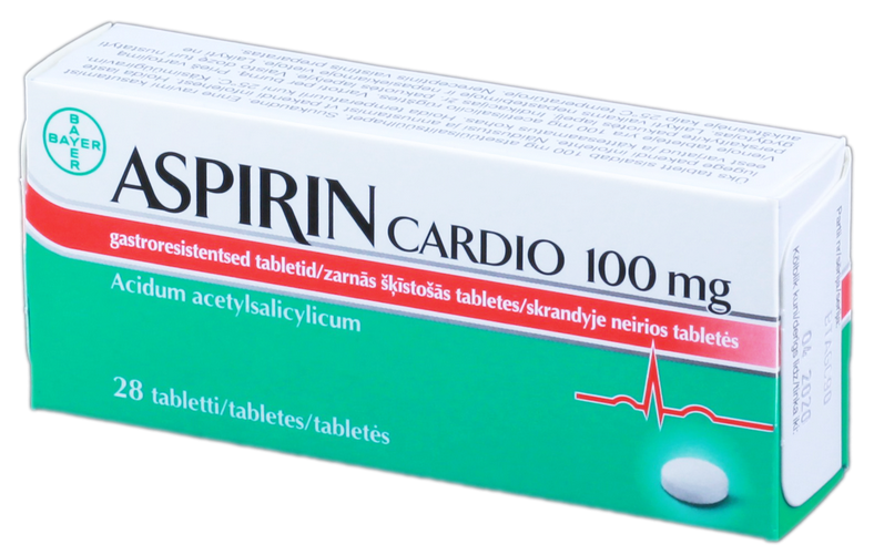 ASPIRIN CARDIO 100 mg tabletes, 28 gab.