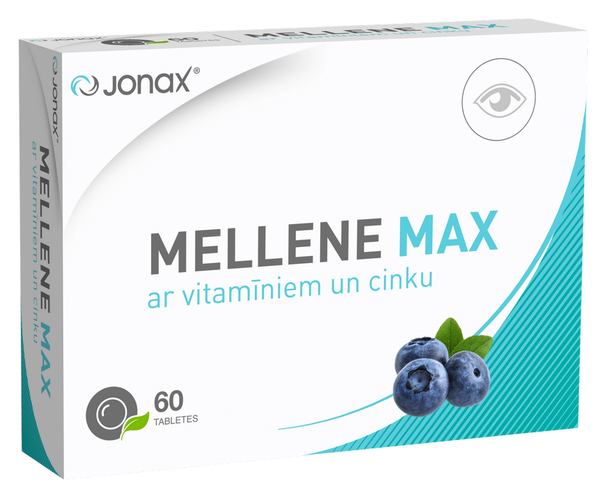 JONAX Mellene Max tabletes, 60 gab.