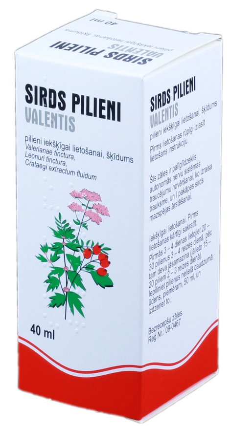 VALENTIS SIRDS pilieni, 40 ml
