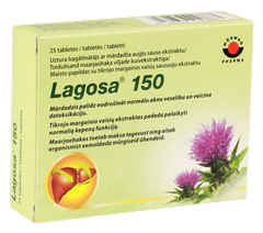 LAGOSA 150 tabletes, 25 gab.