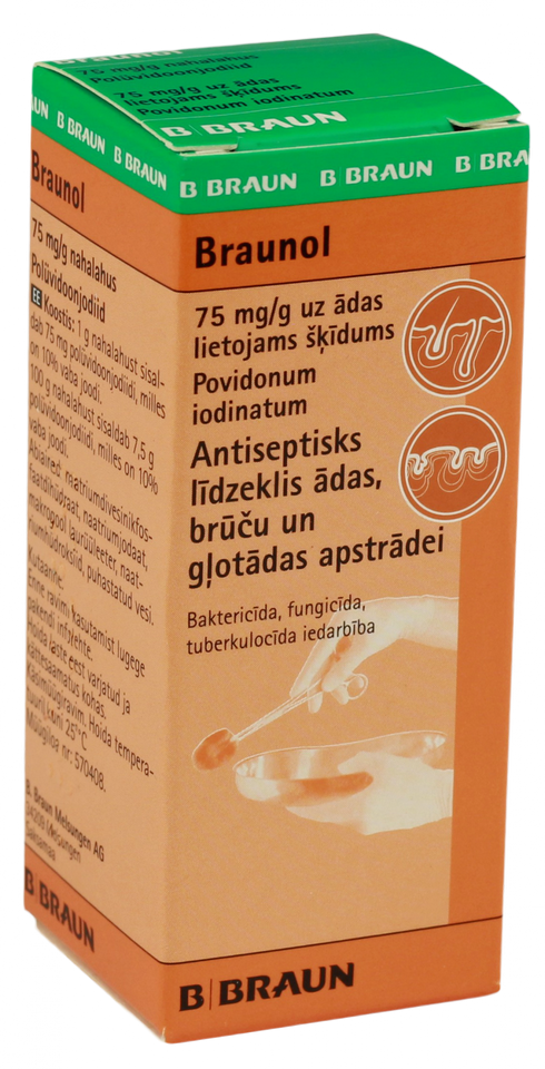 BRAUNOL 75 mg/ml šķīdums, 30 ml