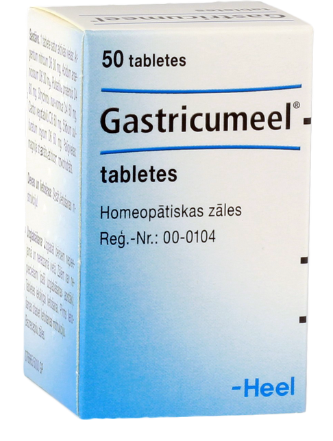 GASTRICUMEEL tabletes, 50 gab.