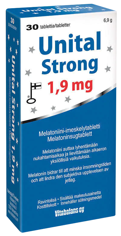 UNITAL STRONG 1.9 mg tabletes, 30 gab.