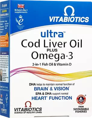 Ultra™ Cod Liver Oil Plus Omega-3