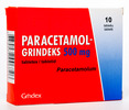 PARACETAMOL-GRINDEKS TBL 500MG N10