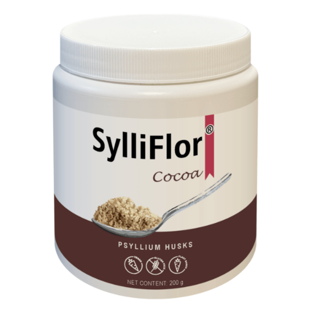 SYLLIFLOR plantain seed husks fiber in cocoa flavor