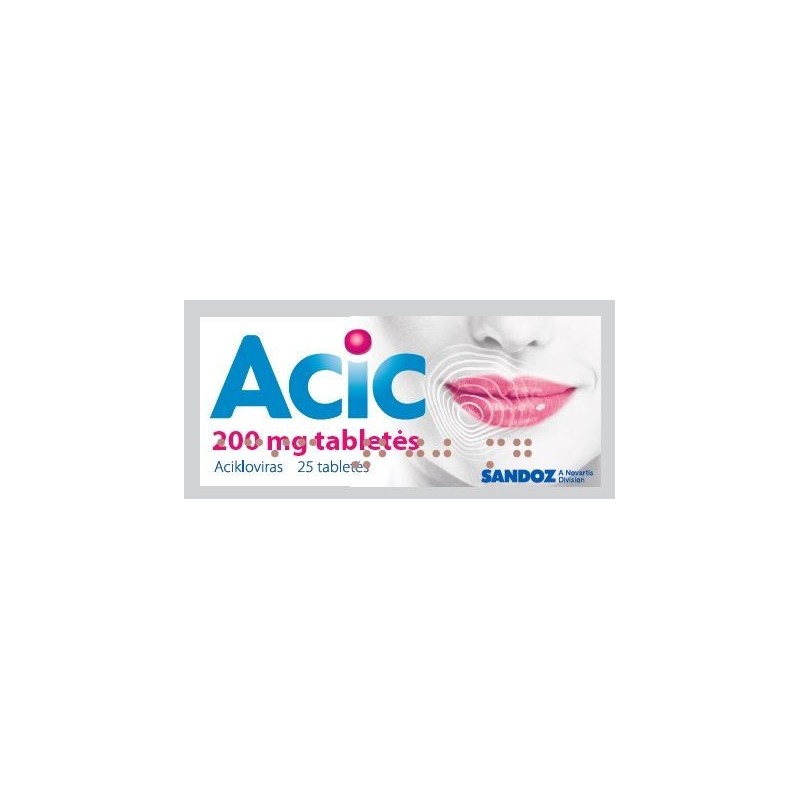 ACIC 200 mg tabletės N25