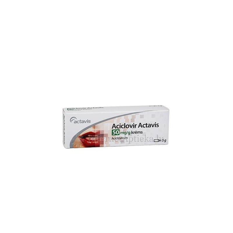 ACICLOVIR ACTAVIS 50 mg/g kremas 5 g