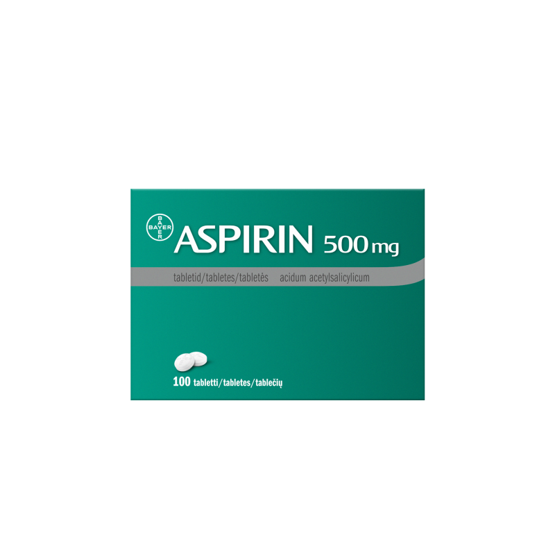 ASPIRIN 500 mg tabletės N100