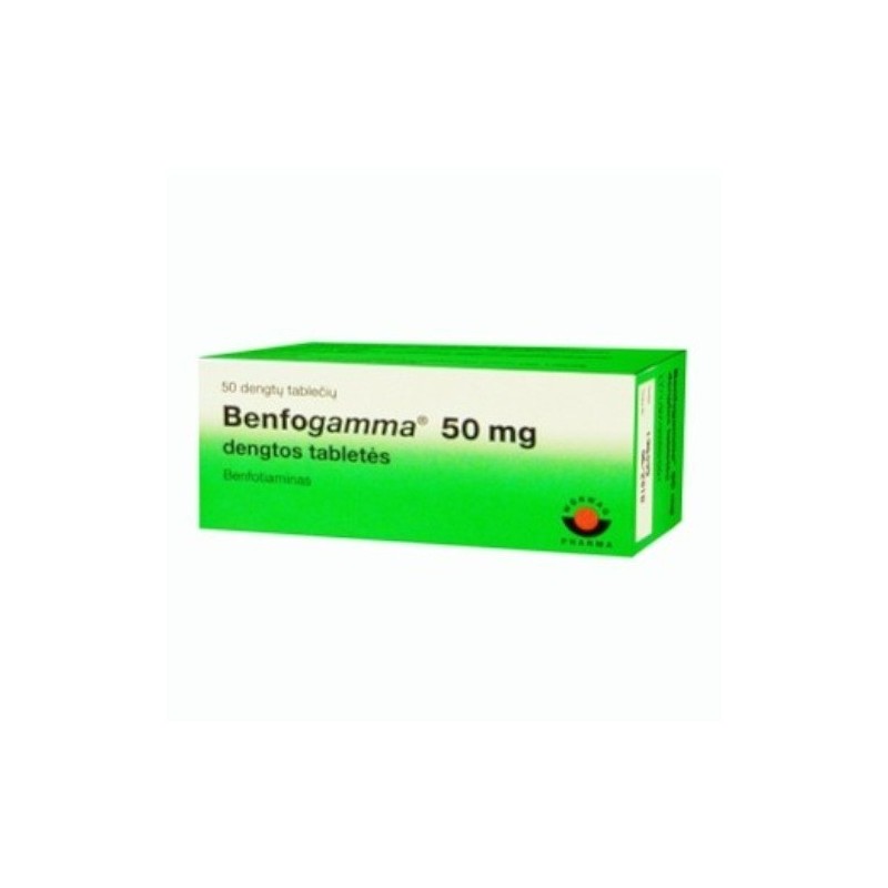 BENFOGAMMA 50 mg dengtos tabletės N50