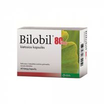 BILOBIL FORTE 80 mg kietosios kapsulės N60