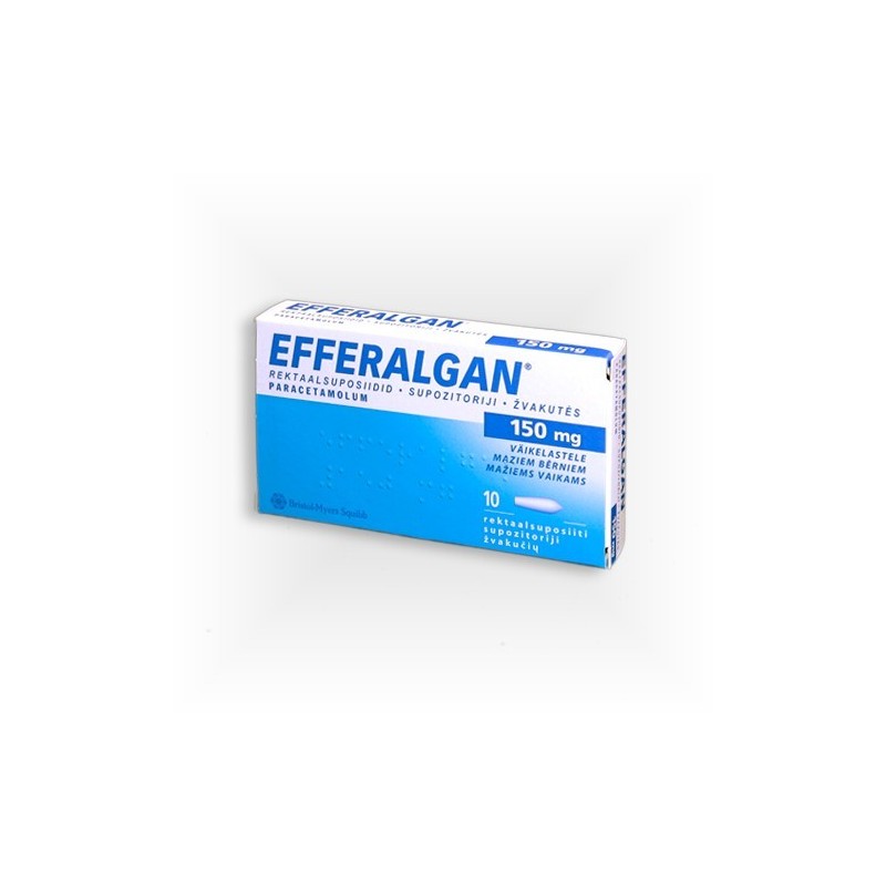EFFERALGAN 150 mg žvakutės N10