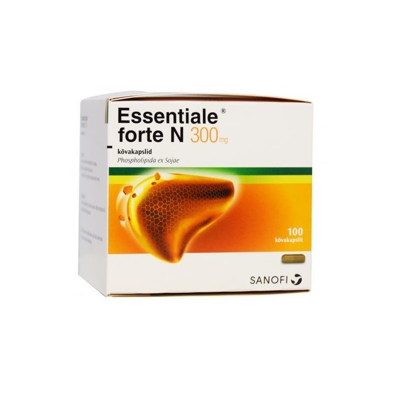ESSENTIALE FORTE N 300 mg kietosios kapsulės N100