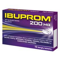 IBUPROM 200 mg dengtos tabletės N10