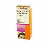 KETOCONAZOL RATIOPHARM 20 mg/ml šampūnas 120 ml
