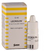 LECROLYN 40 mg/ml akių lašai (tirpalas) 5 ml