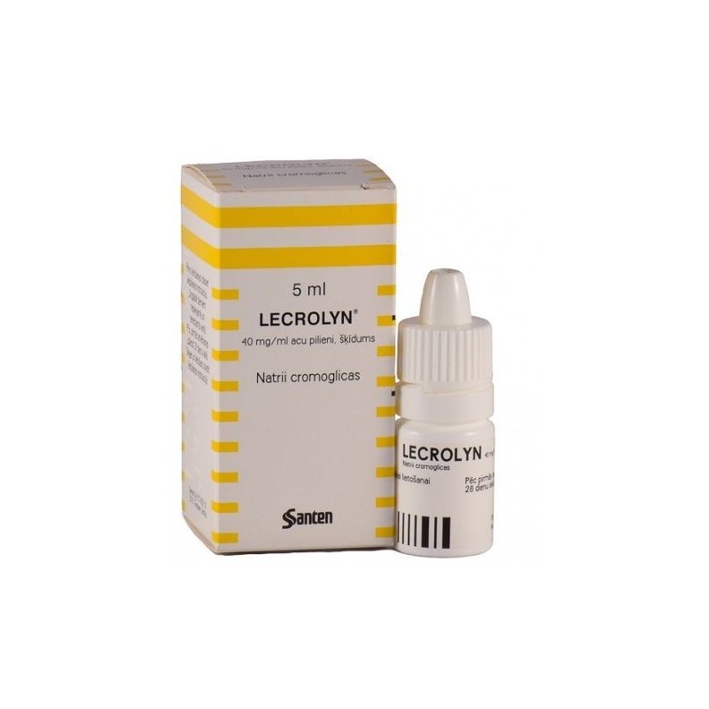 LECROLYN 40 mg/ml akių lašai (tirpalas) 5 ml