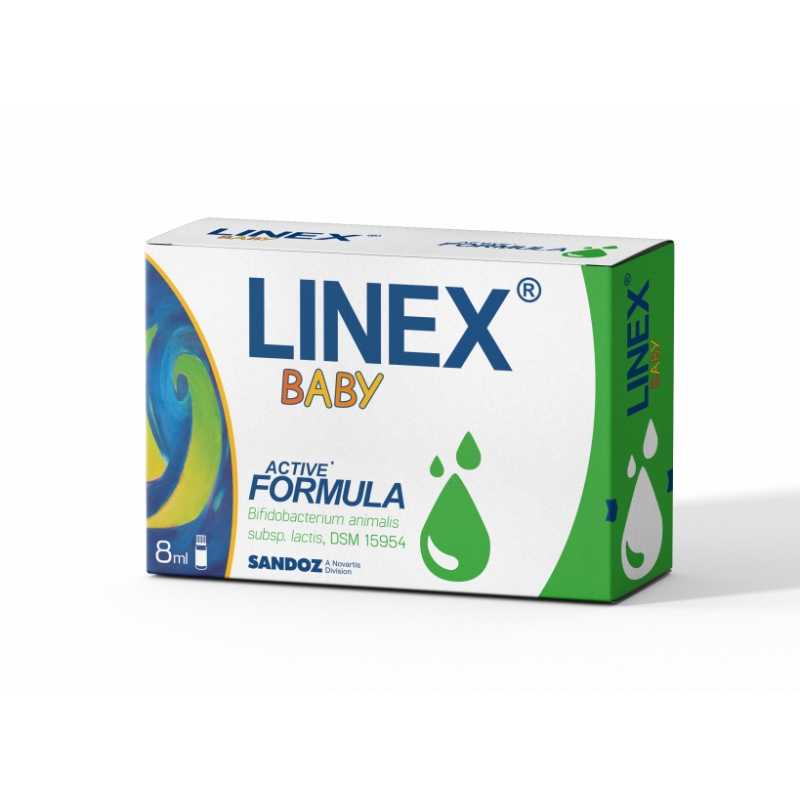 LINEX BABY, lašiukai, 8 ml