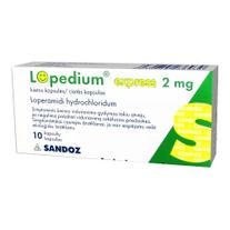 LOPEDIUM EXPRESS 2 mg kietosios kapsulės N10
