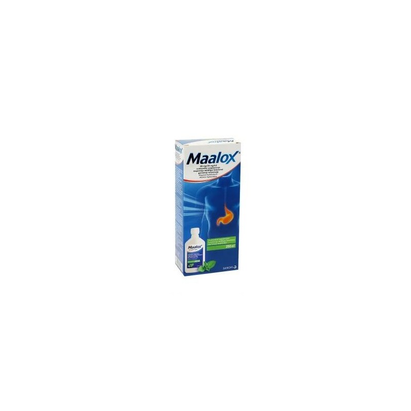 MAALOX 40 mg/35 mg/ml geriamoji suspensija 250 ml