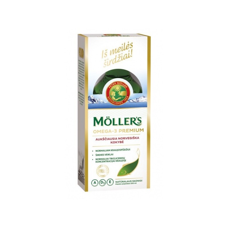 MOLLERS OMEGA-3 PREMIUM, 250 ml