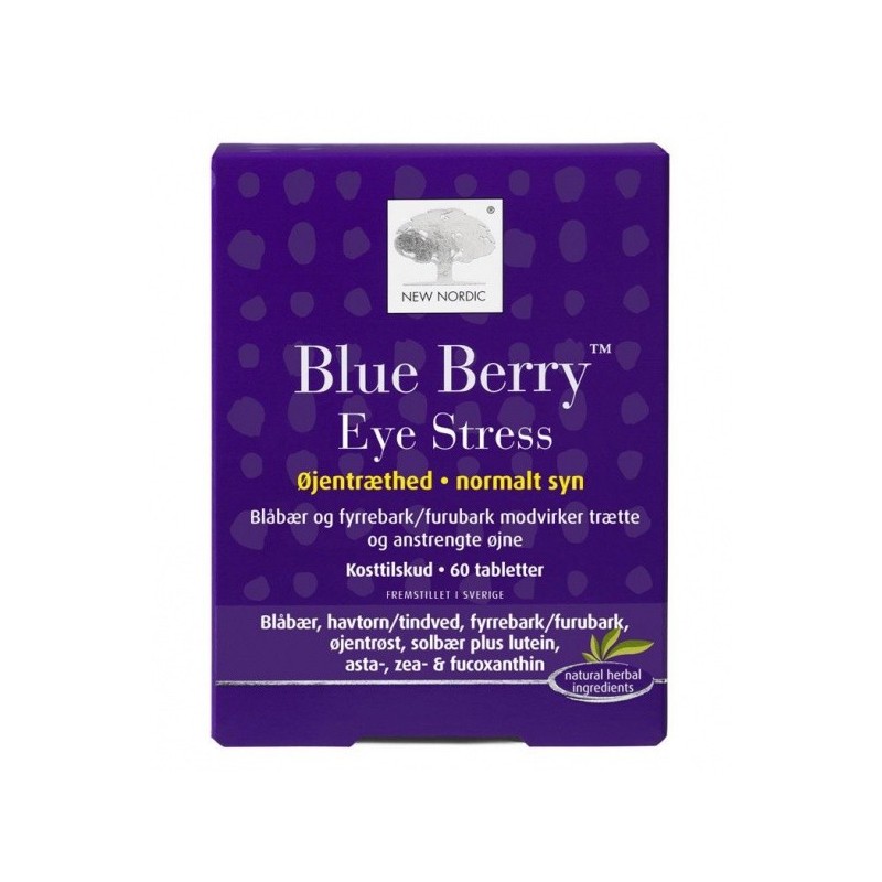 NEW NORDIC BLUE BERRY EYE STRESS, 60 tab.