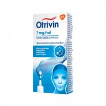OTRIVIN 1 mg/ml nosies lašai (tirpalas) 10 ml