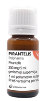 PIRANTELIS POLPHARMA (MEDANA) 250 mg/5 ml geriamoji suspensija 15 ml