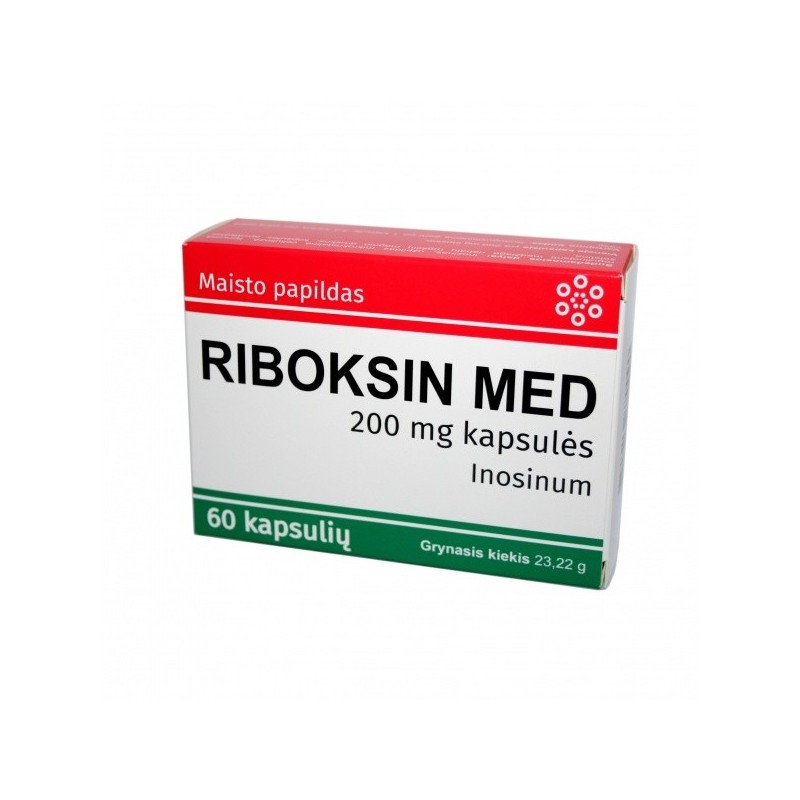 RIBOKSIN MED 200 mg, 60 kaps.
