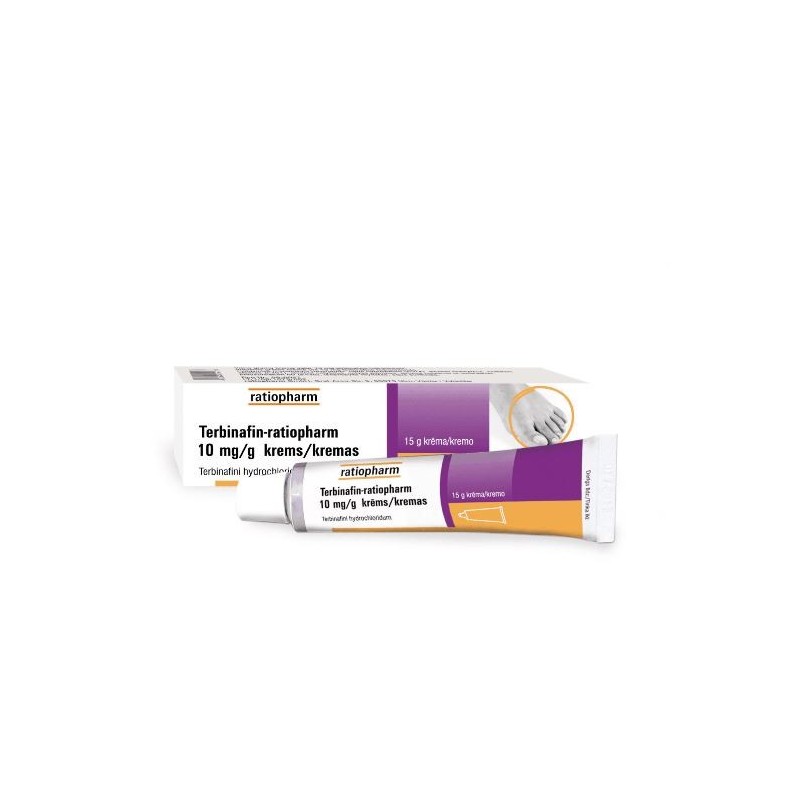 TERBINAFIN RATIOPHARM 10 mg/g kremas 15 g